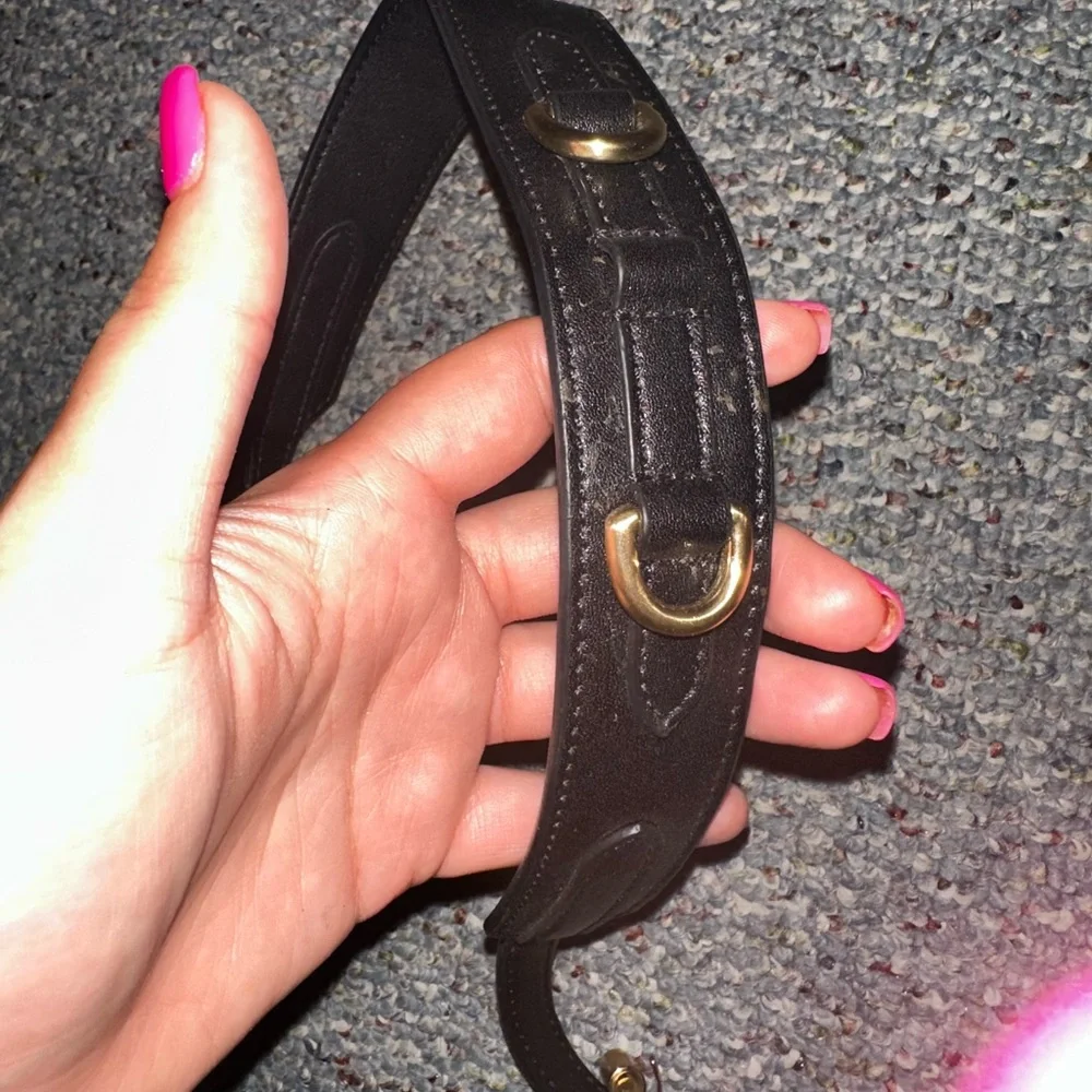 Moschino Black and Gold Studded Strap - Picture 4 of 5